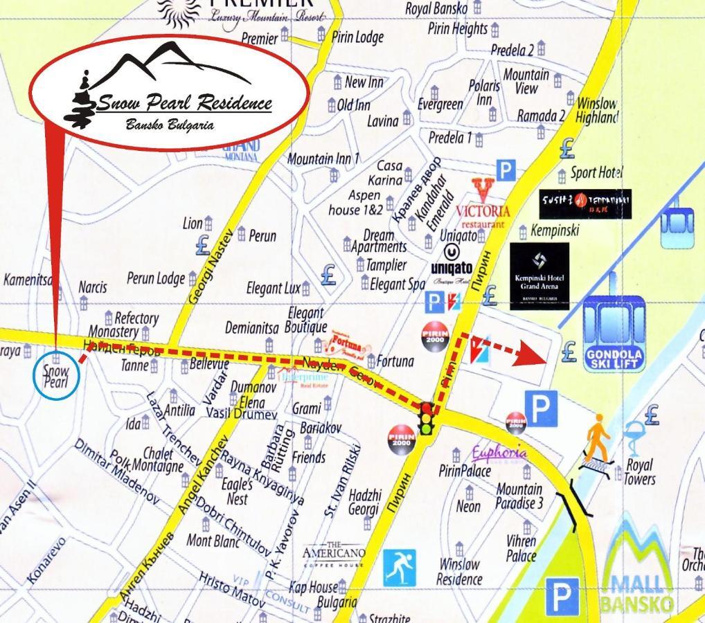 Snow Pearl Residence & Free Spa Bansko Zewnętrze zdjęcie